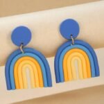 Bling on Polymer Clay Earring  Bling On