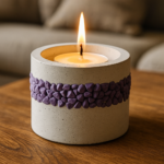 Bling-On-Etsy-Handmade-Concrete-Candle-Holder-Gift-Item 2 • Bling On-