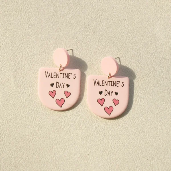 Dangle-Drop-Handmade-Valentine-Earrings Bling On Etsy