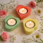 Illuminate Your Home Tealight Candle Holder Set of 3 Valentines Day Gift Minimalistic Home décor Handmade Gifts 1 • Bling On-
