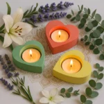 Illuminate Your Home Tealight Candle Holder Set of 3 Valentines Day Gift Minimalistic Home décor Handmade Gifts 2 • Bling On-