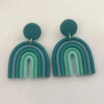 Luxury Bohemia Rainbow Color Geometric Polymer Clay Earrings Handmade Jewelry from India 🇮🇳 Bling On 6 • Bling On- Luxury Bohemia Rainbow Color Geometric Polymer Clay Earrings – Handmade Jewelry from India 🇮🇳 Bling On (1)
