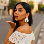 Luxury Bohemia Rainbow Color Geometric Polymer Clay Earrings – Handmade Jewelry from India 🇮🇳 Bling On india most trending models (5)