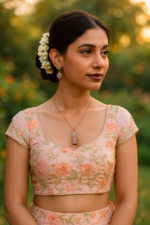 Handmade Concrete Pendant & Earring Set – Copper Leaf Accents | Trending Luxury Jewelry from Bling On • Bling On-