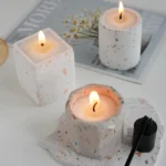 Handmade Jesmonite Candle Holders Artisan Luxury Décor by Bling On 3 • Bling On-