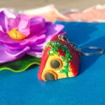 Mountain Cottage – Desk Cottage Charm, Hand-Made from Polymer Clay | Bling On