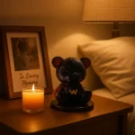 Teddy Bear Memorial Keepsake Decor Ornament 🧸✨ 1 • Bling On- Teddy Bear Memorial Keepsake Decor Ornament 🧸✨ desktop gift item bedroom table top