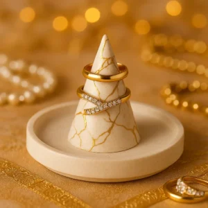 Triangular-Ring-Holder--Resin-Concrete-Jesmonite-Jewelry-Display-Wedding-Special-