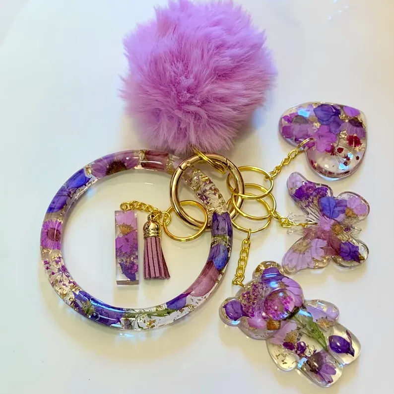 Bling ON resin Keychains