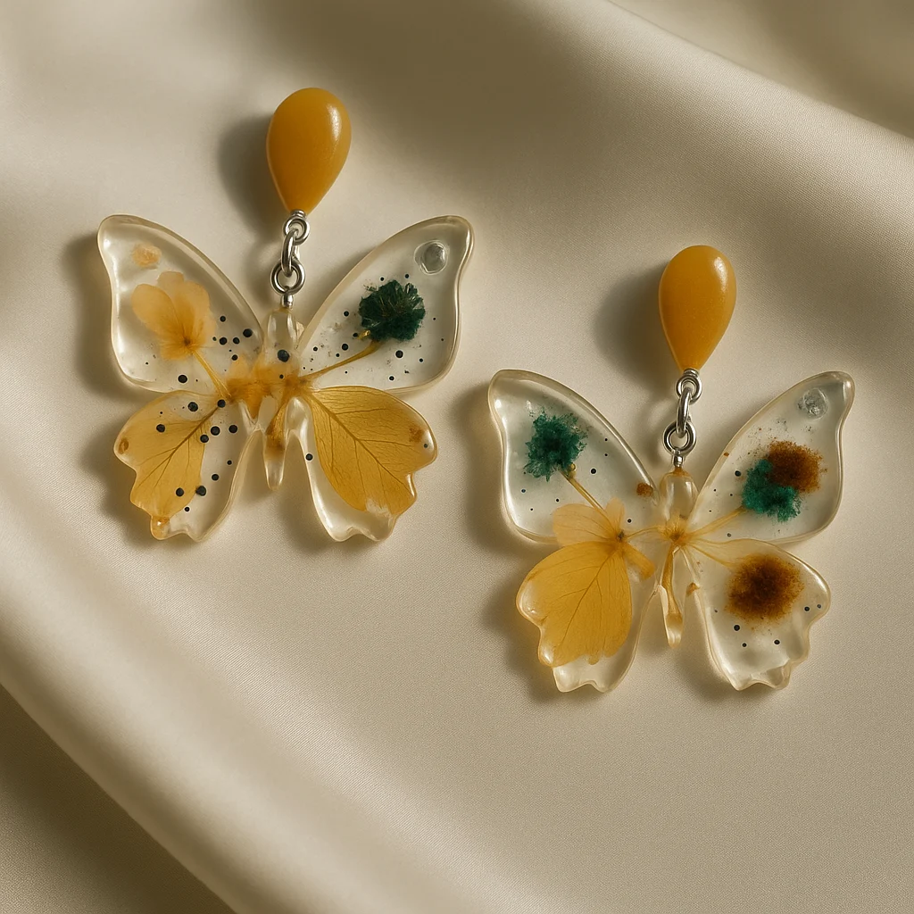 Bling On Butterfly Resin Jewelry Gift Set (1)