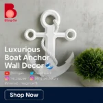 Bling-On-Luxurious-Boat-Anchor-Wall-Decor--A-Unique-Nautical-Resin-Art-Masterpiece-Design