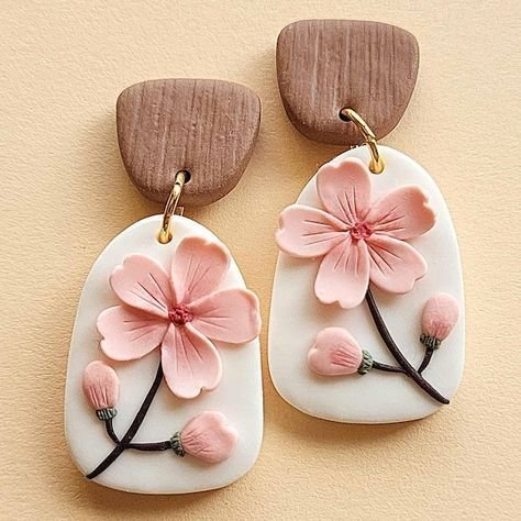 Blng On Polymer clay Earrings.