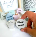 Concrete Ring Holder Cute Simple Minimalist Jewelry Storage Gift • Bling On-