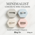 Concrete Ring Holder Cute Simple Minimalist Jewelry Storage Gift 3 • Bling On- Bling On Concrete Ring Holder – Cute Simple Minimalist Jewelry Storage Gift (3.png