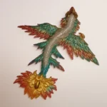 Handcrafted Resin Dragon Figurine Mythical Wall Art Iridescent Detailing Made in India Instagram Pinterest whatsapp 7 • Bling On- Handcrafted Resin Dragon Figurine – Mythical Wall Art Iridescent Detailing Made in India (9)