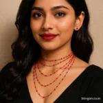Handmade Red Crystal Droplet Necklace Statement Jewelry Loved by Gen Z 3 • Bling On- Handmade Red Crystal Droplet Necklace – Statement Jewelry Loved by Gen Z (3)