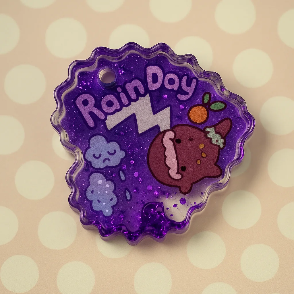 Purple-Resin-Heart-Coaster--Rain-Day-Edition- blign on
