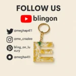 Resin Handmade Personalised Alphabet Gift Item Keychain Luxury Trending Customisable 3 • Bling On- Resin Handmade Personalised Alphabet Gift Item Keychain – Luxury, Trending & Customisable (3)