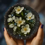 Resin Handmade Real Dried Press Flower Coaster Geode Art Jewelry Keeper Trinket Tray 5 • Bling On- Resin-Handmade-Real-Dried-Press-Flower-Coaster--Geode-Art-Jewelry-Keeper-Trinket-Tra