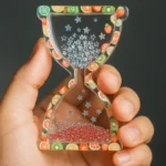 Resin-Handmade-Vintage-Sand-Time-Clock-⏳--Glitter-Epoxy-Fruit-Hourglass-Keychain-Desk-Charm-Gift-2