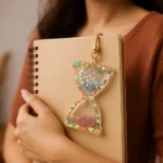 Resin Handmade Vintage Sand Time Glitter Epoxy Fruit Hourglass Keychain diary journal for time manment โข Bling On- Resin-Handmade-Vintage-Sand-Time-Glitter-Epoxy-Fruit-Hourglass-Keychain-diary-journal-for-time-manment