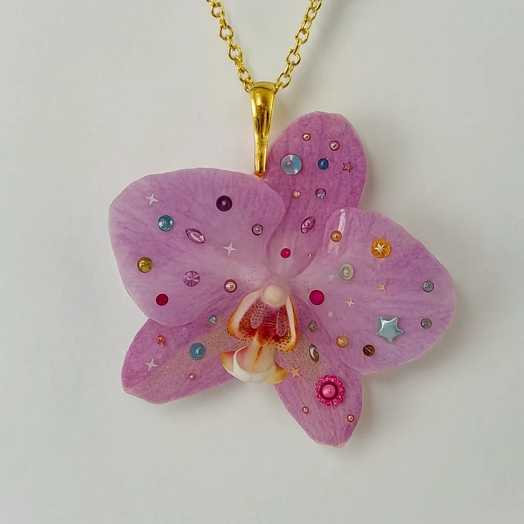 Bling On® Real Flower Resin Jewelry – Nature’s Beauty, Sealed in Luxury! (2)