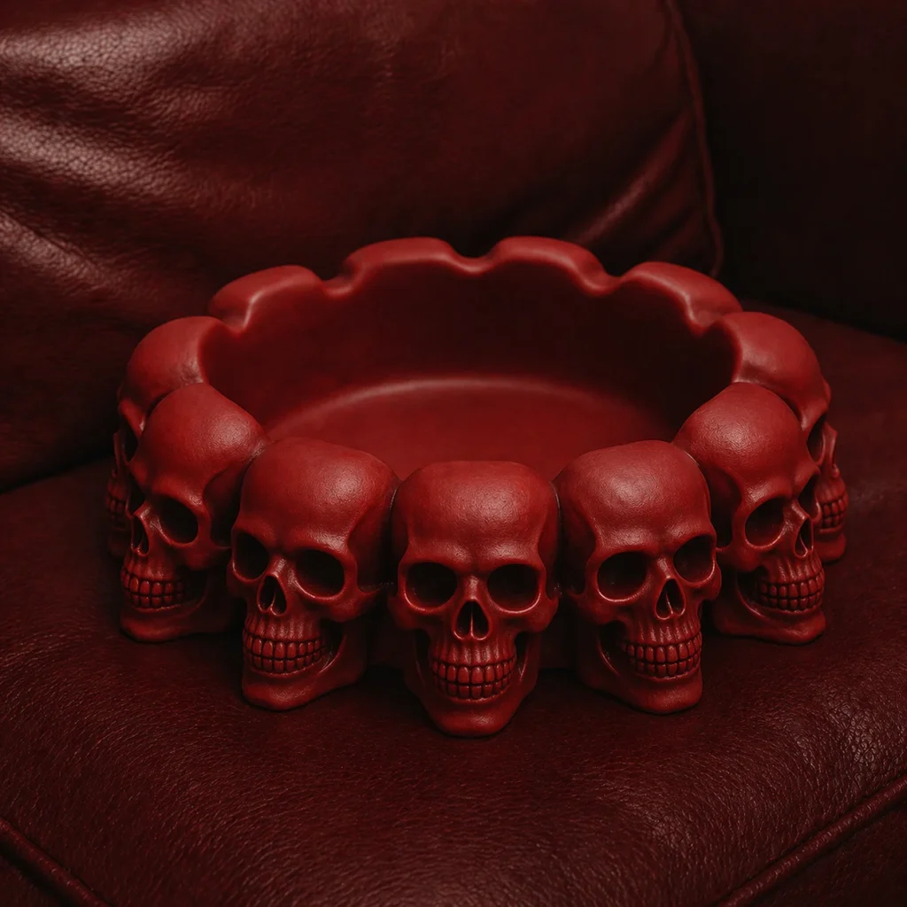 HELLCROWN™ – Red Inferno Ashtray for Man Edition 🔴
