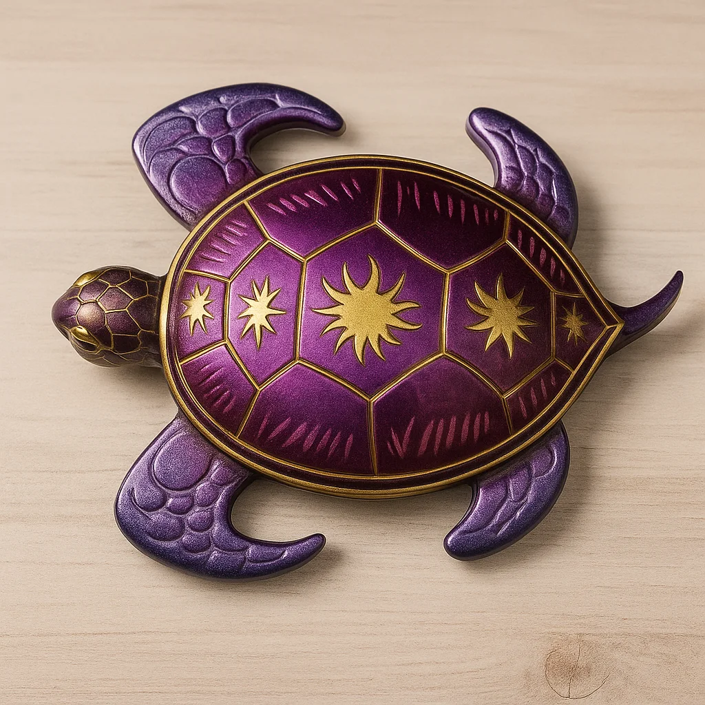 Handmade Resin Turtle – Symbol of Luck, Wisdom & Tarot Energy by Bling On (3)
