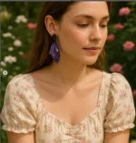 Purple Butterfly Wing Resin Earrings 🦋 Trending on Instagram 2025 🌟 1 • Bling On- Purple-Butterfly-Wing-Resin-Earrings-🦋-Trending-on-Instagram-2025-🌟-2