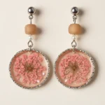 Real Pressed Flower Resin Earrings Handmade Elegance from Bling On 1 โข Bling On- Real-Pressed-Flower-Resin-Earrings--Handmade-Elegance-from-Bling-On
