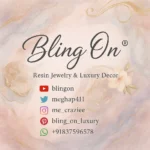 Bling ON Cistomized Orders โข Bling On- Bling Onยฎ Resin Candle Set of 3 โ Floral, Ocean & Green Forest Editions ๏ฏ๏ธ๏ (1)