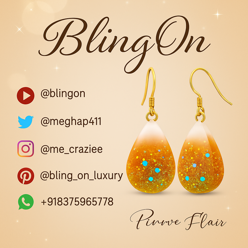 Bling On® Resin Jhumka for Dulhan – Real Flower Elegance for Wedding ...