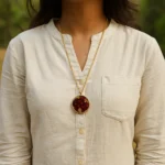 Bling On Rose Gold Resin Pendant Set India No1 Handmade Jewellery for Love desing ro • Bling On-
