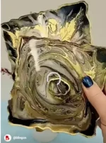 Bling On® Golden Spiral Geode Resin Wall Art Luxury Home Decor for Bold Statements 🖼️💫 2 • Bling On- Bling On® Golden Spiral Geode Resin Wall Art – Luxury Home Decor for Bold Statements interior Decor