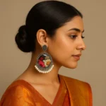 Bling On® Real Flower Pearl Resin Jhumka India No1 Handmade Jewellery ✨ insta model • Bling On- Bling On® Real Flower Pearl Resin Jhumka – India No.1 Handmade Jewellery ✨ insta model