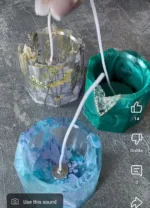 Bling On® Resin Candle Set of 3 – Floral, Ocean & Green Forest Editions ️ (1)