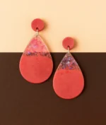 Bling On® Resin Drop Earrings – Handmade Glamour in Every Curve 💖 India No.1 Handmade Jewellery for Trendsetters