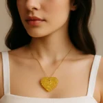 Bling On® Resin Golden Heart Pendant Handmade Sparkle for Romantic 2 • Bling On- Bling-On®-Resin-Golden-Heart-Pendant--Handmade-Sparkle-for-Romantic