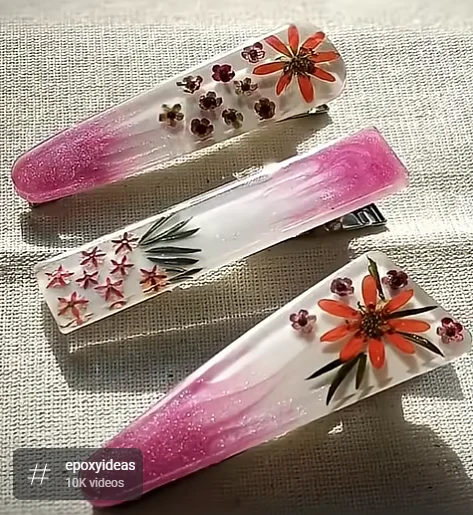 Bling On® Resin Hair Pins Set of 03 – Multicolor & Customizable India No.1 Handmade Jewellery for Everyday Glam ✨ instagram