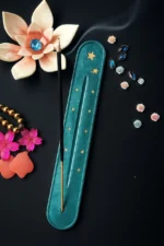 Bling On® Resin Incense Stick Holder Handmade Moon Magic for Spiritual Spaces 1 • Bling On- Bling On® Resin Incense Stick Holder – Handmade Moon Magic for Spiritual Spaces