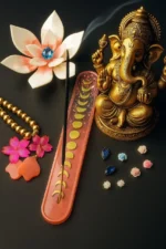 Bling On® Resin Incense Stick Holder Handmade Moon Magic for Spiritual Spaces 3 • Bling On- Bling On® Resin Incense Stick Holder – Handmade Moon Magic for Spiritual Spaces