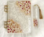 Custom Resin Notebook _ Resin Personalised Notebook _ Handmade Notebook With Gold_silver Flakes - Etsy • Bling On-