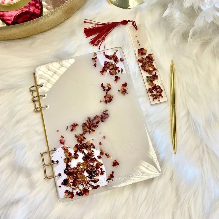 Resin-Book-Resin-Bookmark-Resin-Pen-Gift-Set--Bling-On®-Luxury-Edition