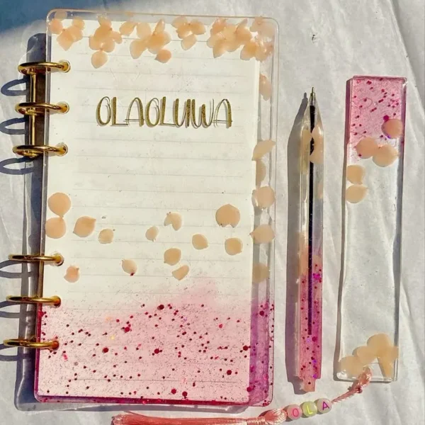 Resin-Book-Resin-Bookmark-Resin-Pen-Gift-Set--Bling-On®-Luxury-Edition