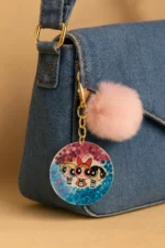The-Powerpuff-Girls-Resin-Keychain--Handmade-Pop-Culture-Charm-for-Gen-Z-tote-bag-2