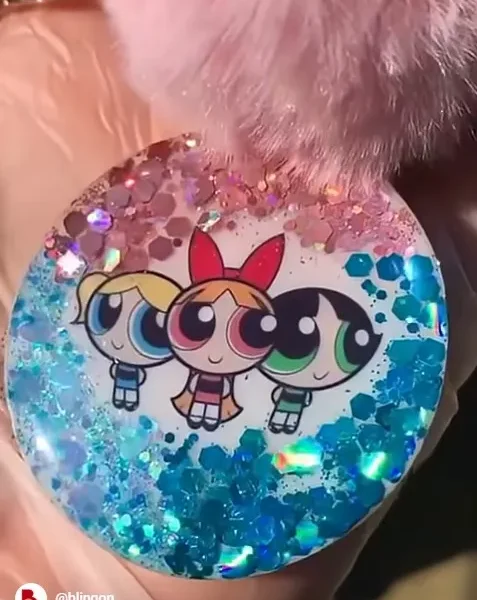 The-Powerpuff-Girls-Resin-Keychain--Handmade-Pop-Culture-Charm-for-Gen-Z