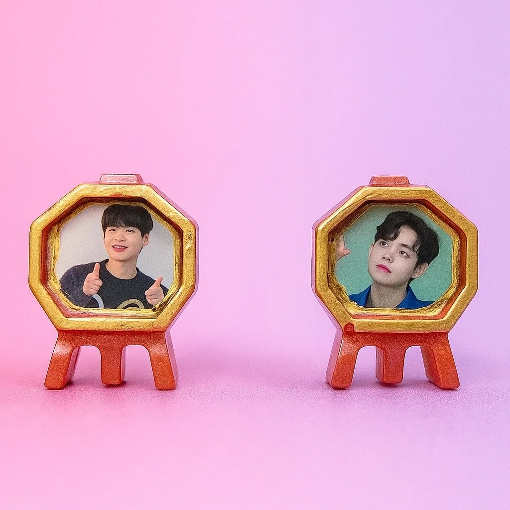 -Bling-On®-Mini-Resin-Customizable-Photo-Frame--Set-of-8-for-K-pop-Memories-