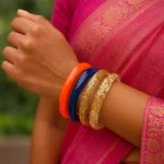 Clear Resin Bangle with Gold Flakes ✨ Luxury Handmade Jewellery for Gen Z Millennials Gift Buyers Trending in India Bling On® 1 • Bling On- Clear Resin Bangle with Gold Flakes ✨ Luxury Handmade Jewellery for Gen Z, Millennials & Gift Buyers Trending in India – Bling On®