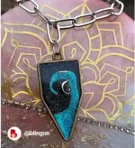 Handmade Customizable Resin Pendant Blue Sapphire Elegance ✨ 3 • Bling On- Handmade Customizable Resin Pendant – Blue Sapphire Elegance ✨ (1)