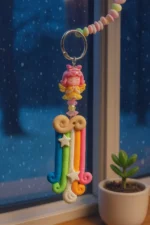Polymer Clay Rainbow Cloud Window Hanger Handmade Magic for Every Space ✨ 3 • Bling On- Polymer Clay Rainbow Cloud Window Hanger – Handmade Magic for Every Space ✨ (1)